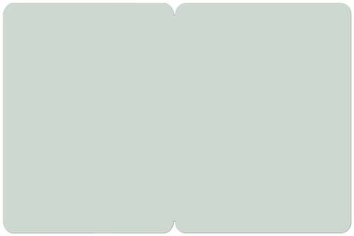 Plain, light grey interior of a greeting card, offering ample blank space for a personalized handwritten message. The smooth, matte finish of the paper is visible, ready for any special sentiment to be added by the sender.