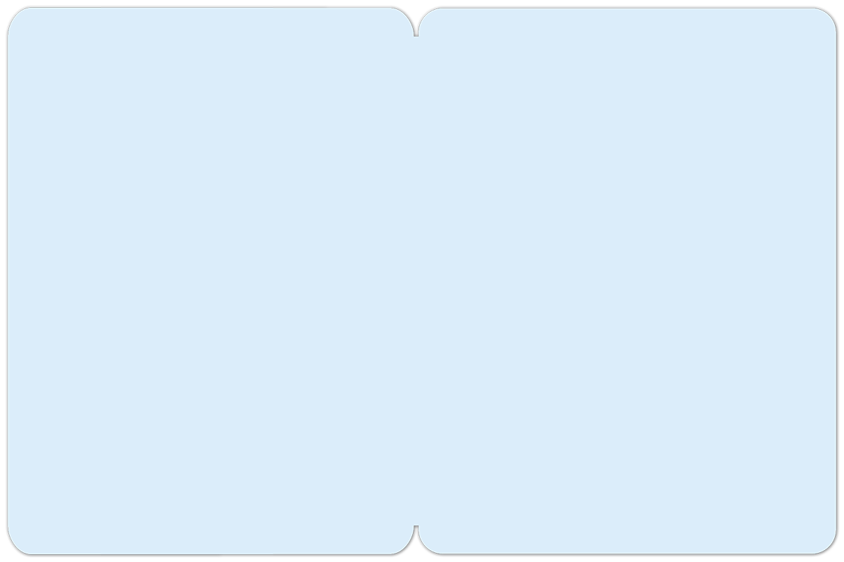 Blank inside of a premium greeting card, ready for a personalized handwritten message, suitable for any special occasion.