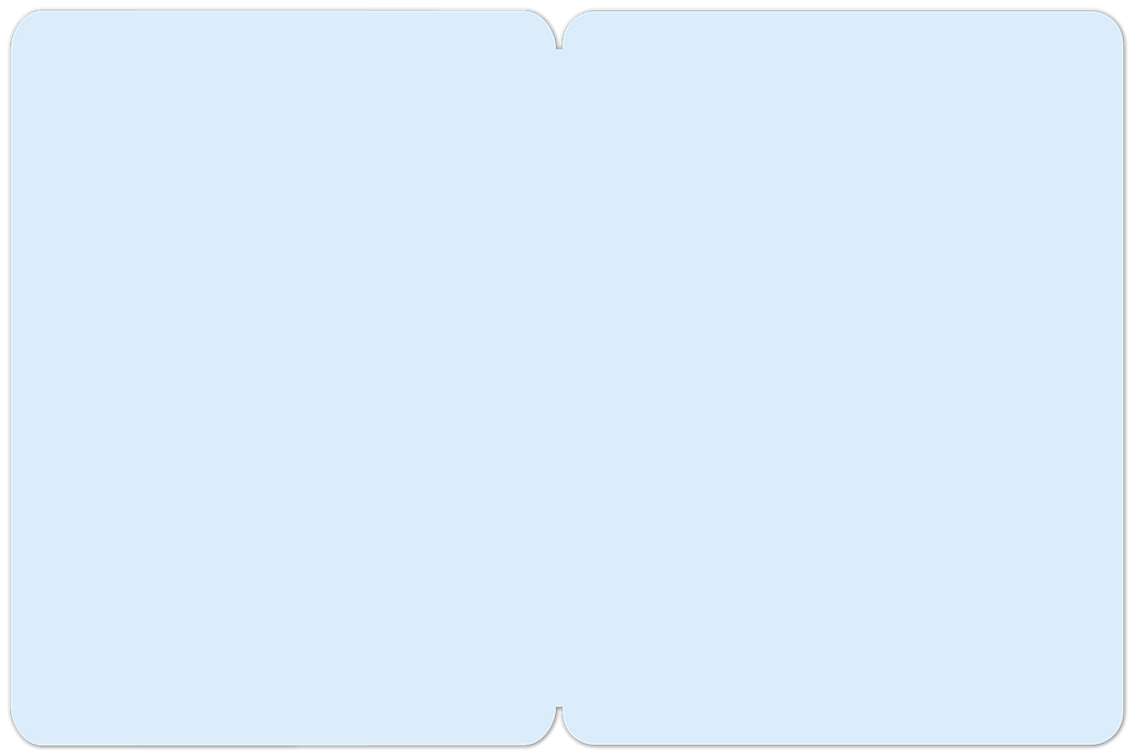 Blank inside of a premium greeting card, ready for a personalized handwritten message, suitable for any special occasion.