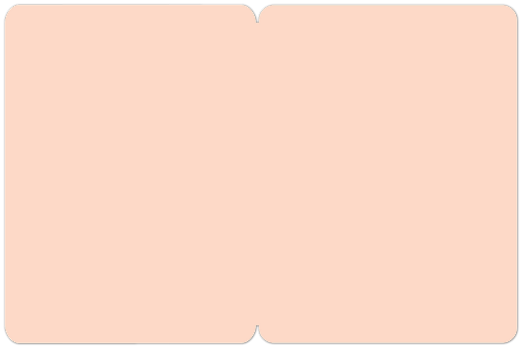 Blank interior of a pink-toned greeting card, ready for a personalized message to a dear friend. Provides ample space for heartfelt sentiments.