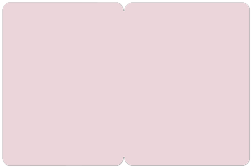 Inside view of an elegant greeting card, showing a soft, light pink, completely blank surface ready for a personalized handwritten message. Ideal for any heartfelt occasion or custom sentiment.