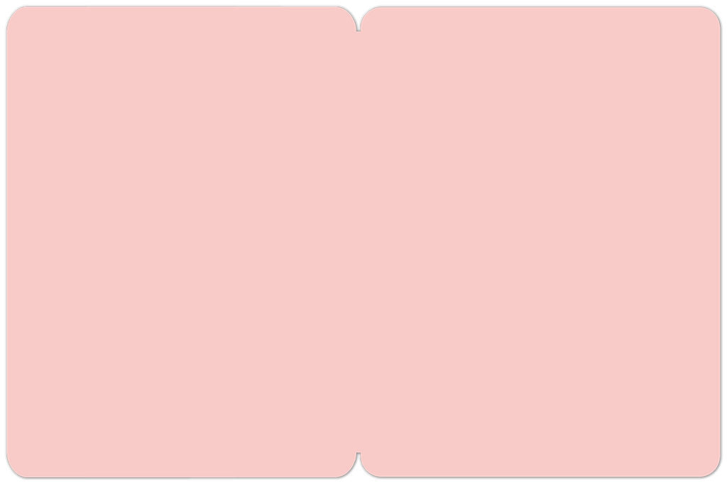 Blank inside of a pink encouragement greeting card, providing ample space for a personalized, heartfelt message to a dear female friend.