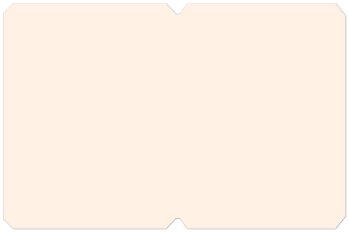 Blank interior of a premium cream greeting card with black corner mounts, offering ample space for a personalized message for any special occasion.