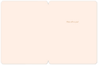 Inside view of a cream-colored greeting card with the encouraging message 'Hats off to you!' printed in a sophisticated gold font, perfect for an academic milestone celebration.