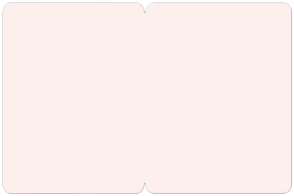 Blank inside of a greeting card, featuring a smooth, light cream-colored surface perfect for a handwritten message.