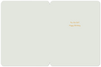 Inside an encouraging birthday greeting card with 'You Go Girl! Happy Birthday' in orange text on a light grey background, providing ample space for a personalized message.