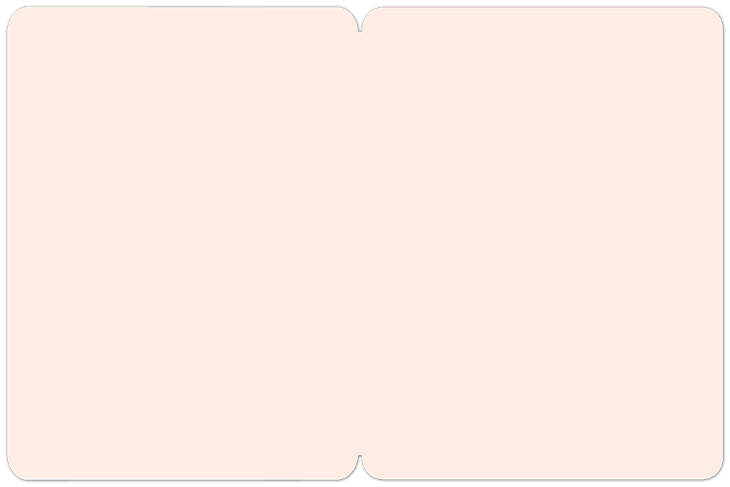 Blank inside of a greeting card, ready for a personalized handwritten message.