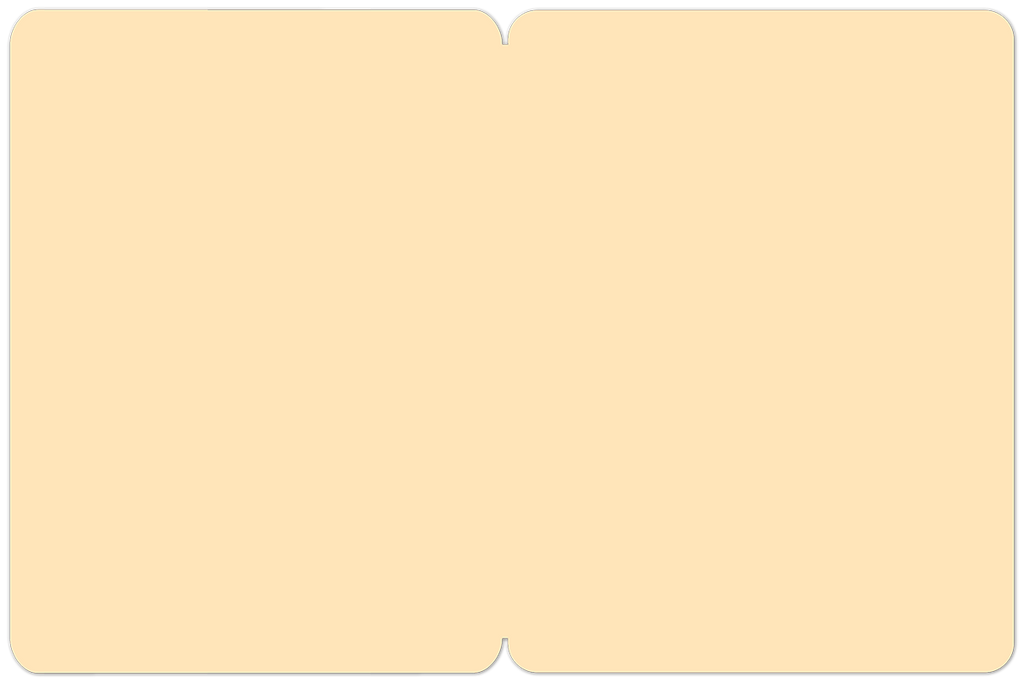 Inside view of an open blank greeting card, displaying a clean, light beige, customizable interior for a personal message. SEO optimized for blank card interior, customizable message, personal note space.