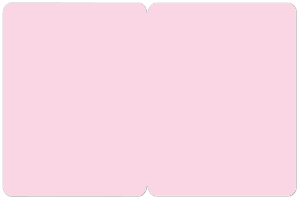 Blank light pink interior of an encouragement greeting card, providing space for a personalized, heartfelt message.