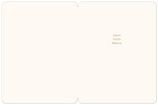 Open Mother's Day card revealing a warm message 'ENJOY EVERY MINUTE.' printed in a stylish font on a clean, light-colored interior, with ample space for a personalized note.
