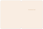 Inside of the get well greeting card, showing a plain light beige surface with the subtle, elegant text 'FEEL BETTER SOON' printed on the right side, leaving ample space for a handwritten message.