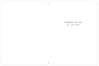 Inside of an encouraging greeting card with the message 'CHEERING YOU ON ALL THE WAY!' printed in an elegant, simple font, offering heartfelt support.