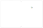Inside view of the blank greeting card, offering ample space for a personalized message. Features a subtle cluster of tiny, colorful flowers in the top right corner, matching the card's nature theme.