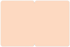 Blank interior of a pastel peach greeting card, ready for a personalized message.