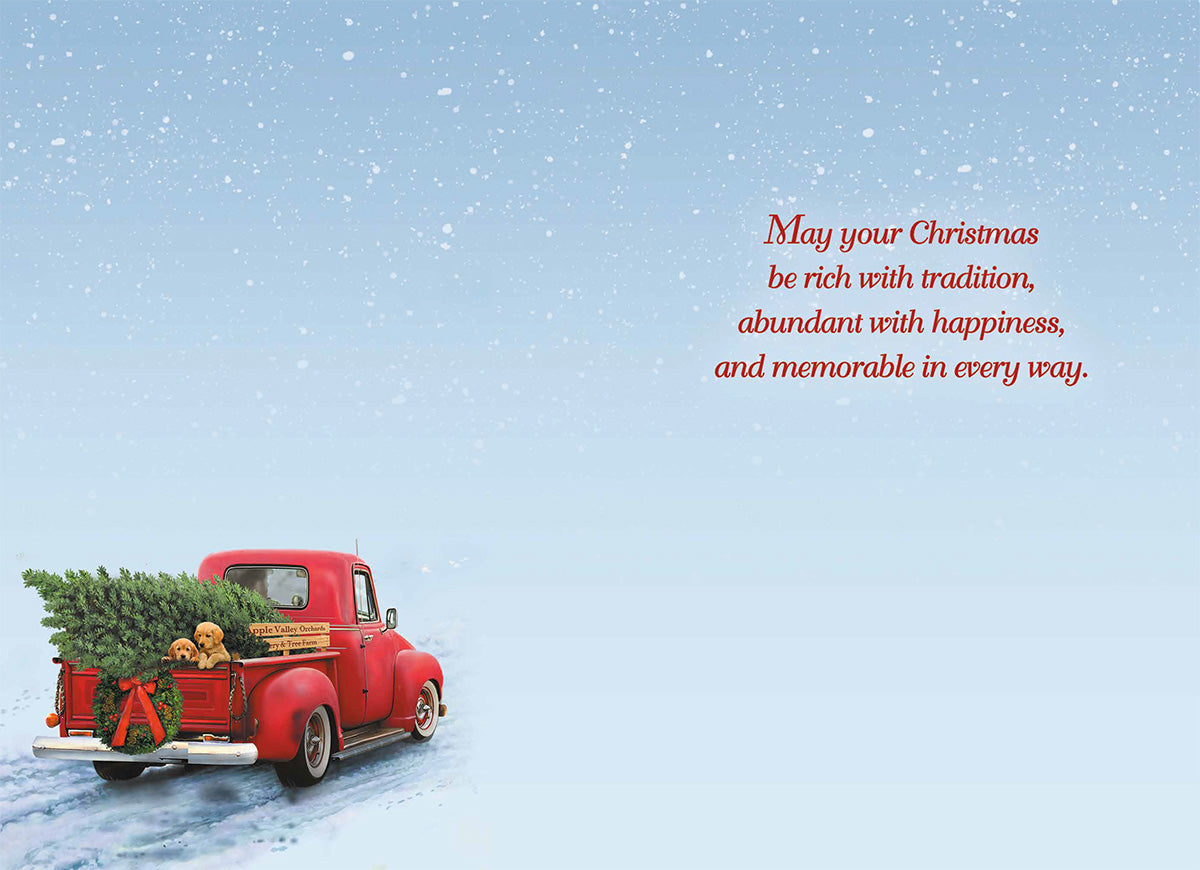 May your Christmas be rich with tradition...