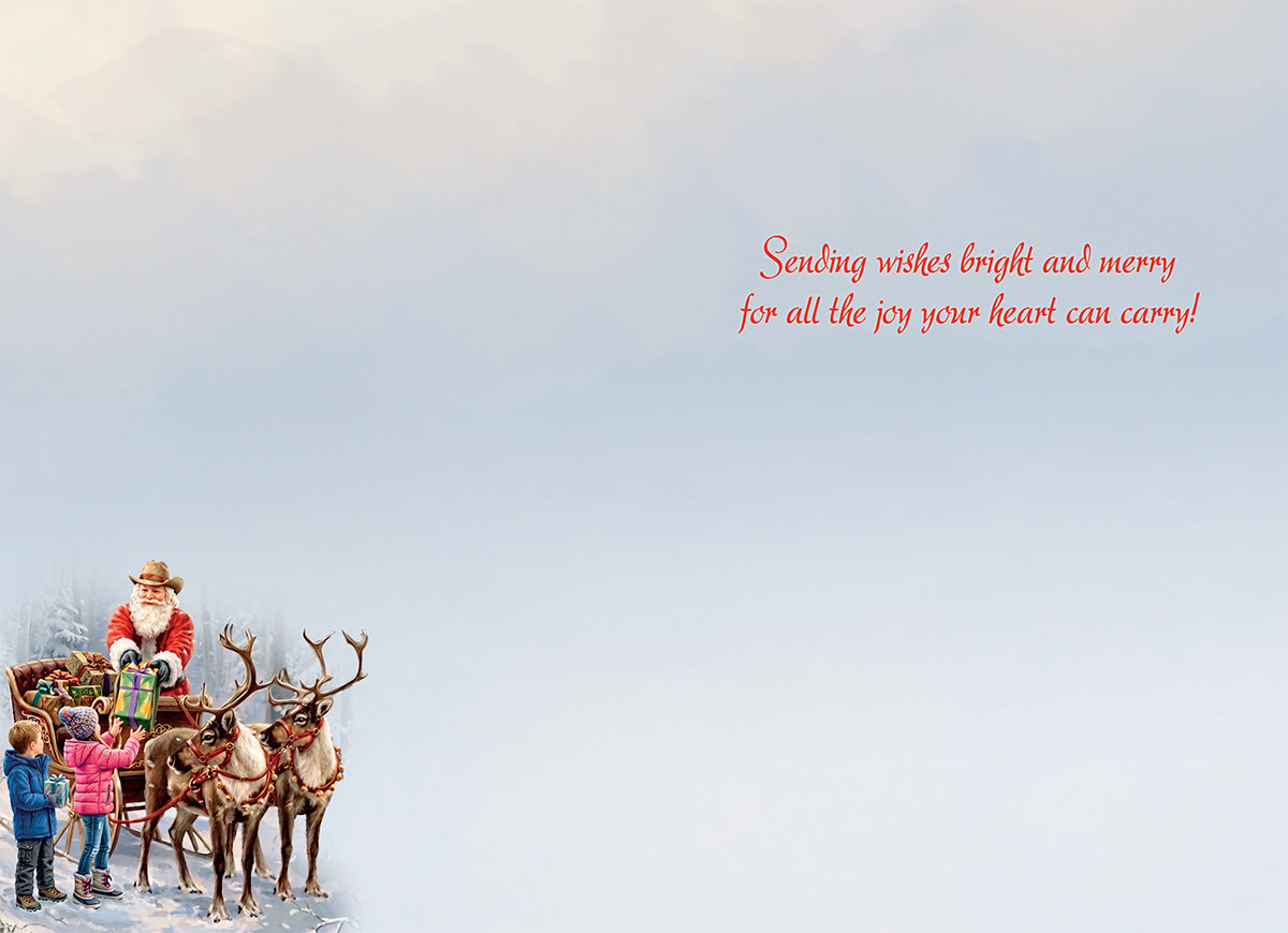 Sending wishes bright and merry...