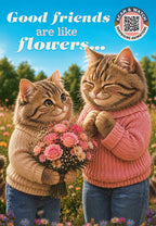 Good friends are like flowers…