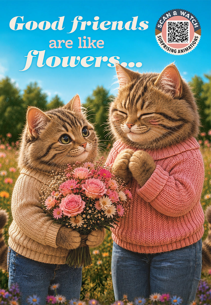 Good friends are like flowers…