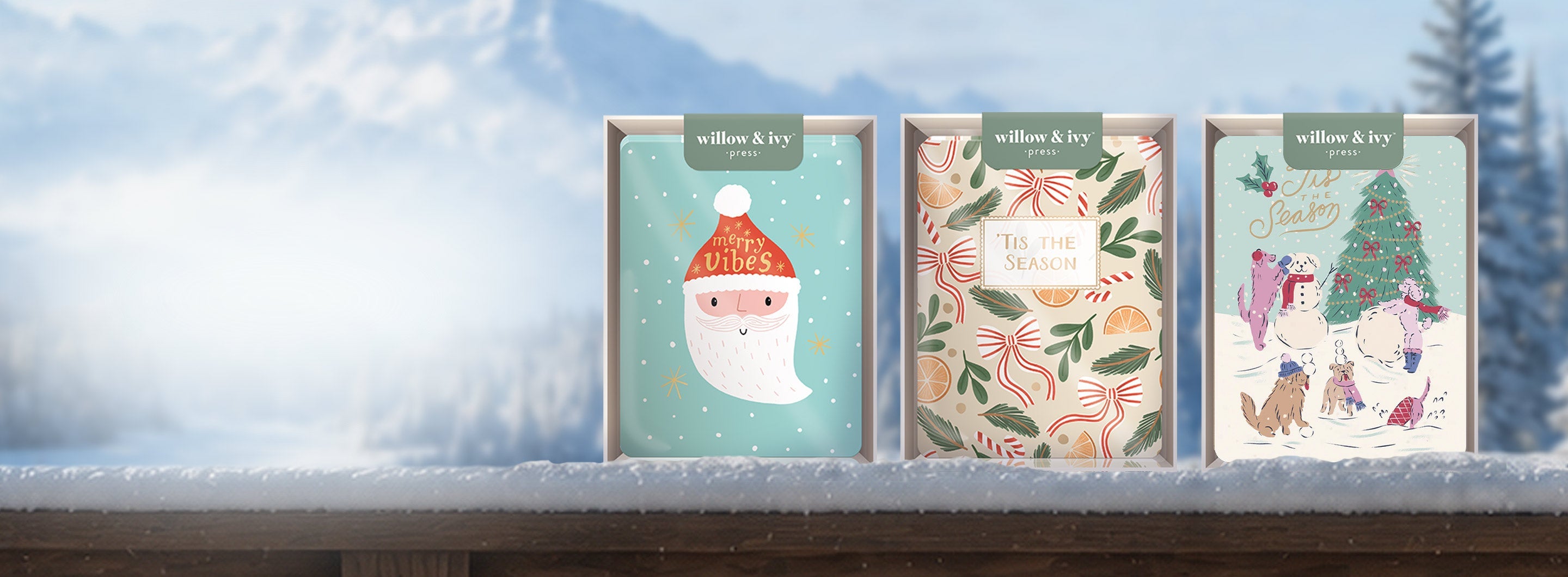 SHINee キー Key サイン エチュードハウス　321 クリスマスカード Willow & Ivy Press > Greeting Card Set > Christmas – Leanin' Tree