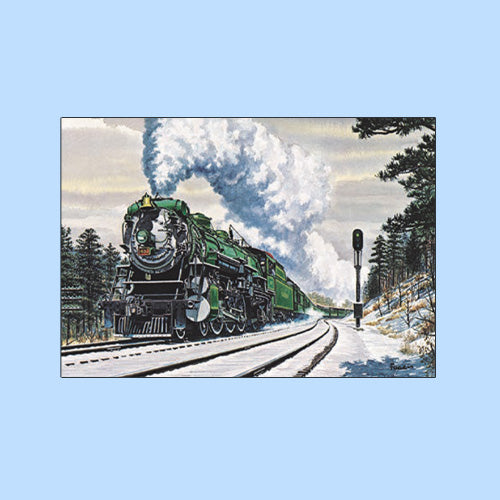 Train, Tractor, & Car Christmas Cards