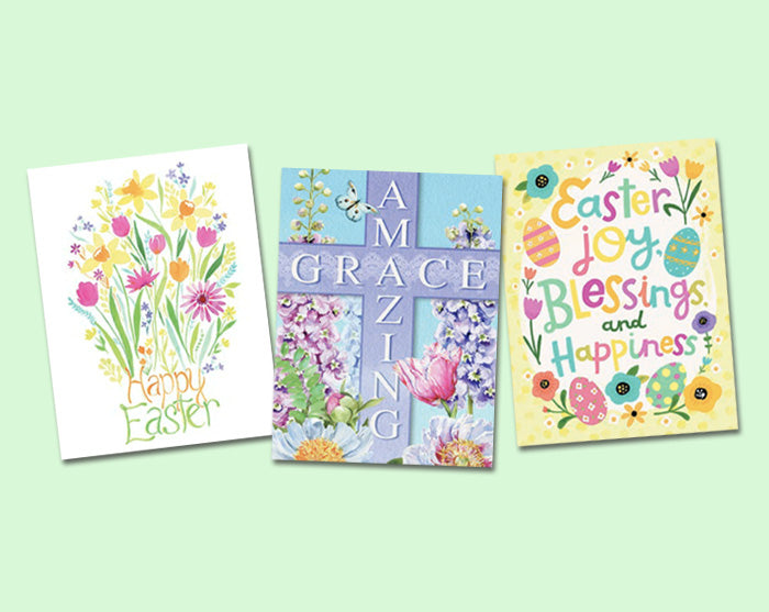 Personalized Easter Stationary Set for Girls, A2 FLAT Cards, Set of 10,  Easter Bunny Notecards for Kids, Cute Easter Cards for Kids 