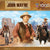 Three images of John Wayne as a cowboy