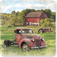 Vintage Truck on a Farm